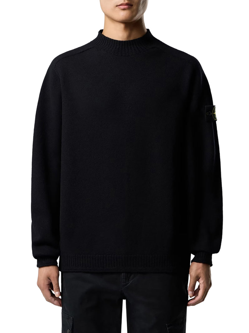 MAGLIONE IN LANA RWS INFELTRITA CON MANICHE RAGLAN