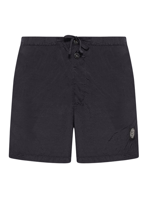 COSTUME DA BAGNO CON LOGO COMPASS NERO