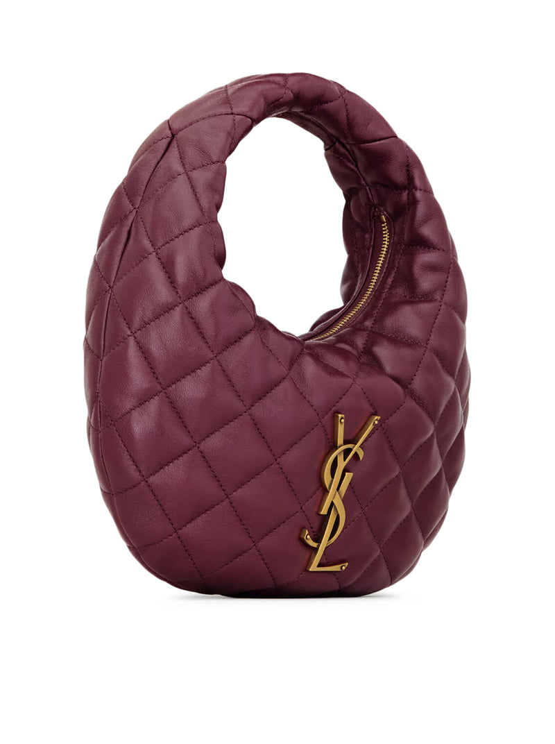 BORSA ICARINO IN NAPPA TRAPUNTATA
