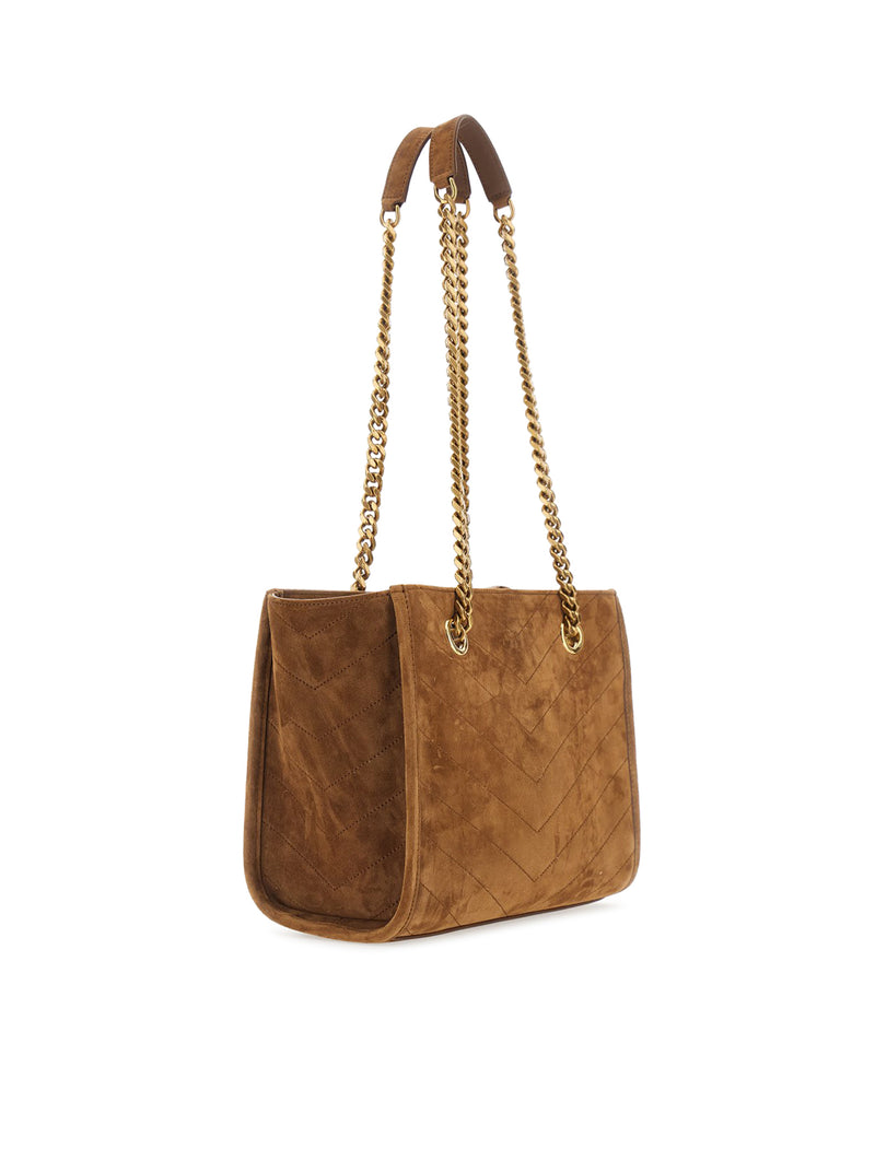 BORSA NIKI SHOPPING IN SUEDE