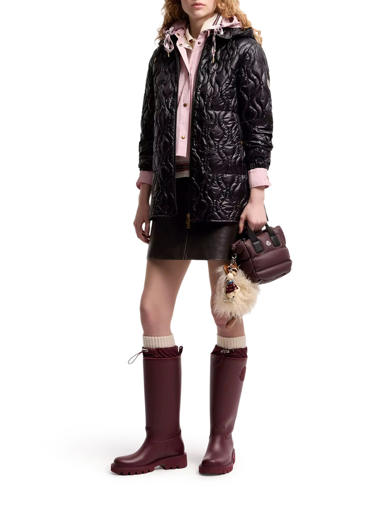 PIUMINO MIDI BALETTE CON TRAPUNTATURA GEOMETRICA