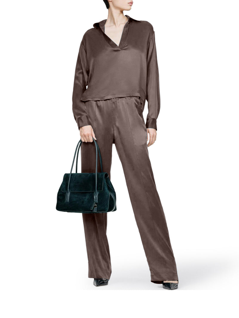 PJ PANTS IN RASO DI SETA