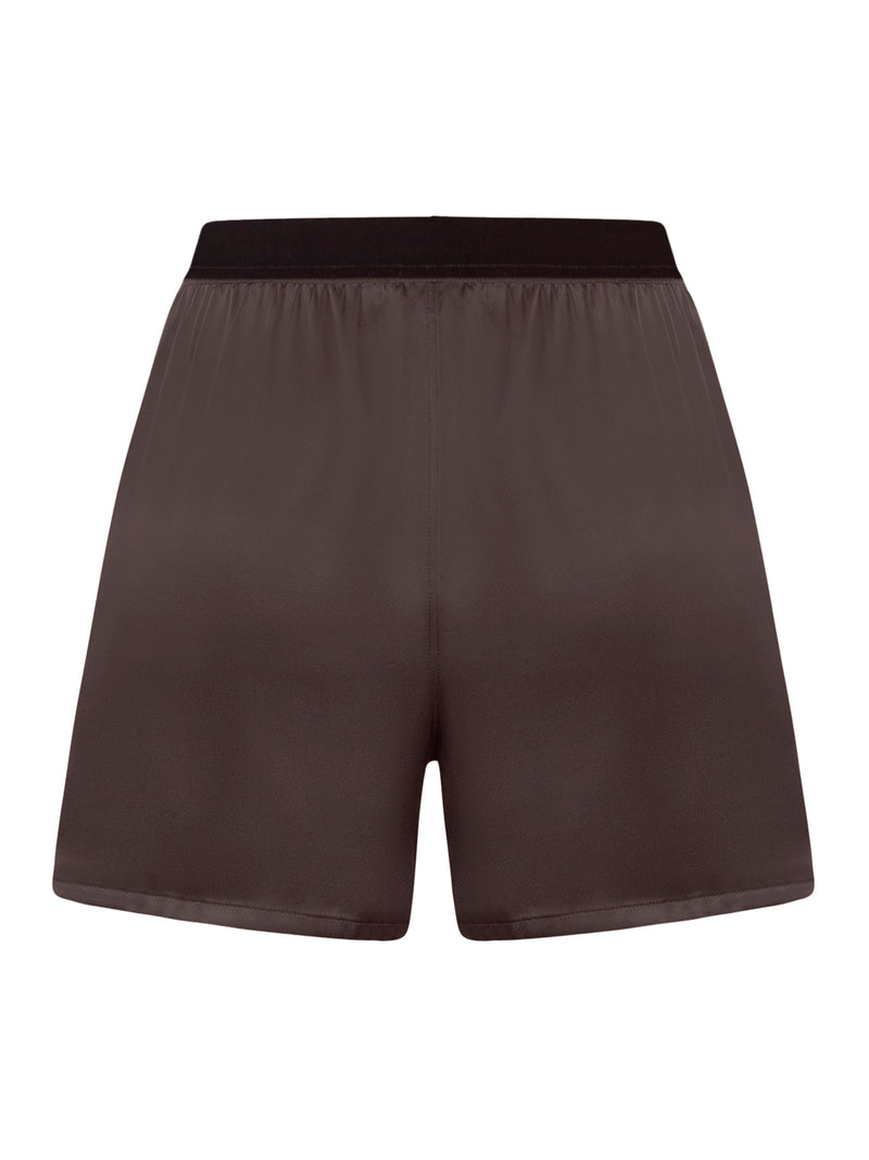 SHORTS IN SATIN DI SETA