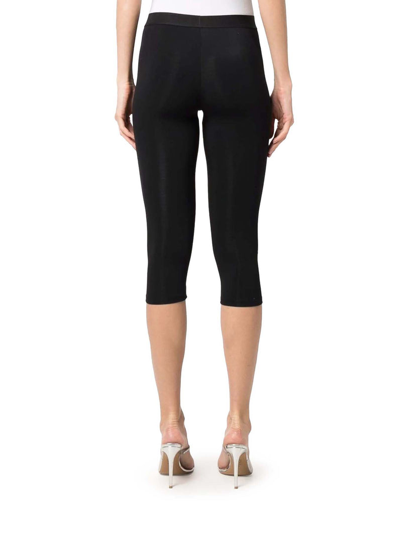 LEGGINGS CROP CON LOGO