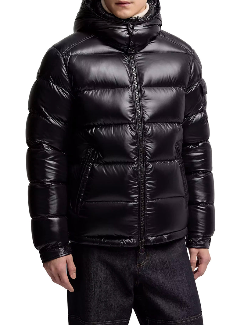 PIUMINO CORTO MONCLER MAYA CON CAPPUCCIO