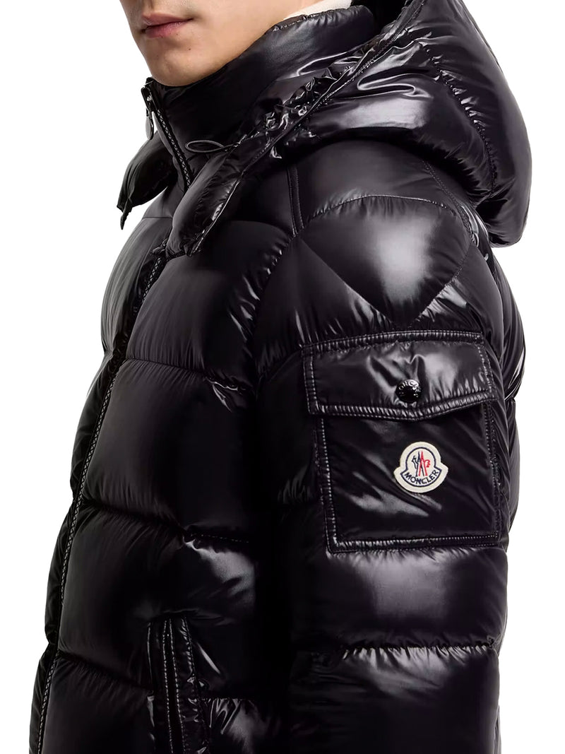 PIUMINO CORTO MONCLER MAYA CON CAPPUCCIO