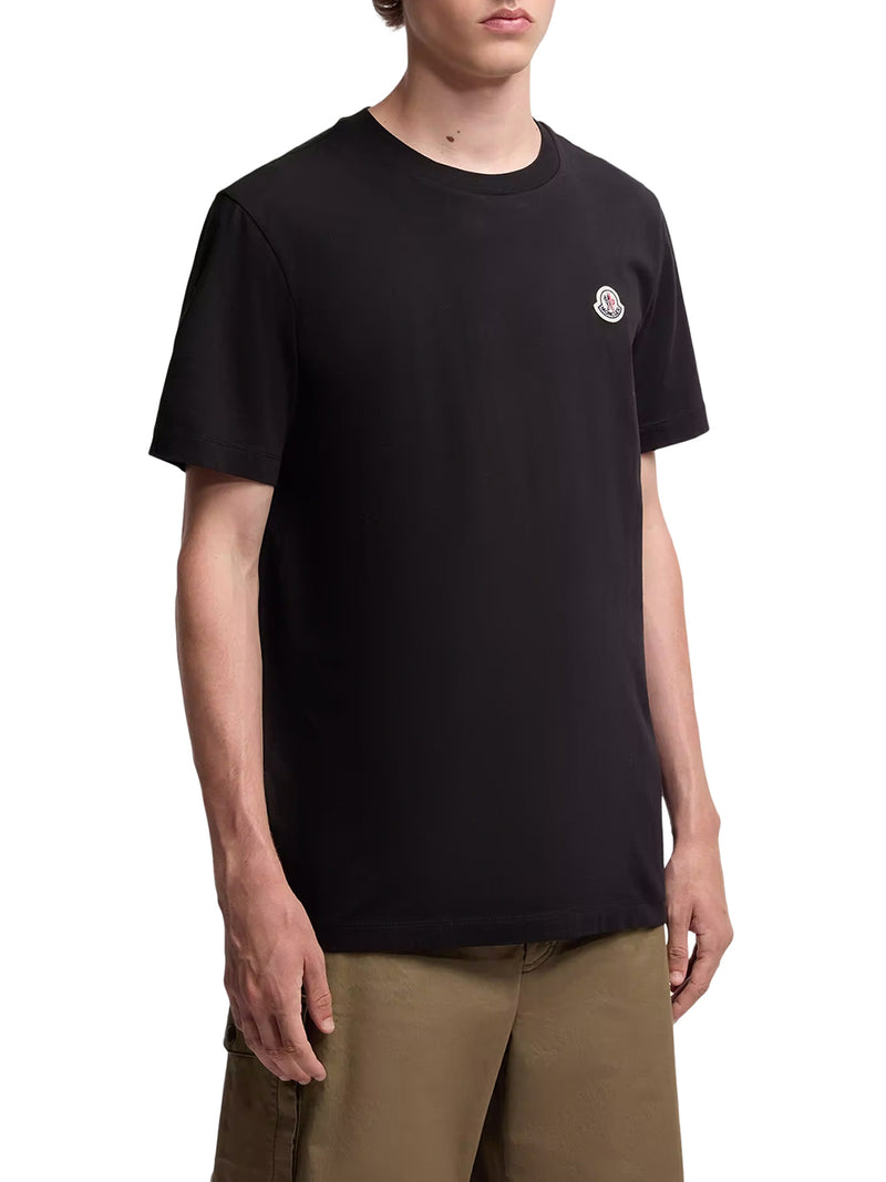 T-SHIRT IN COTONE CON PATCH LOGATO (SET DA TRE)