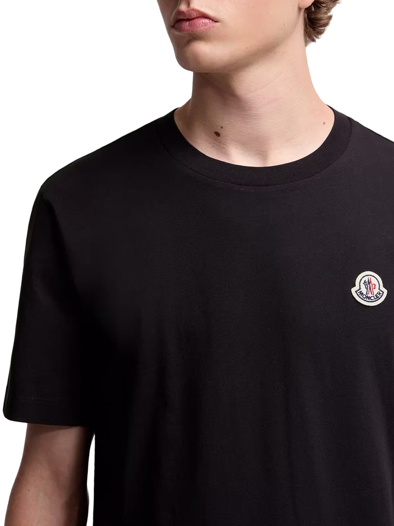 T-SHIRT IN COTONE CON PATCH LOGATO (SET DA TRE)