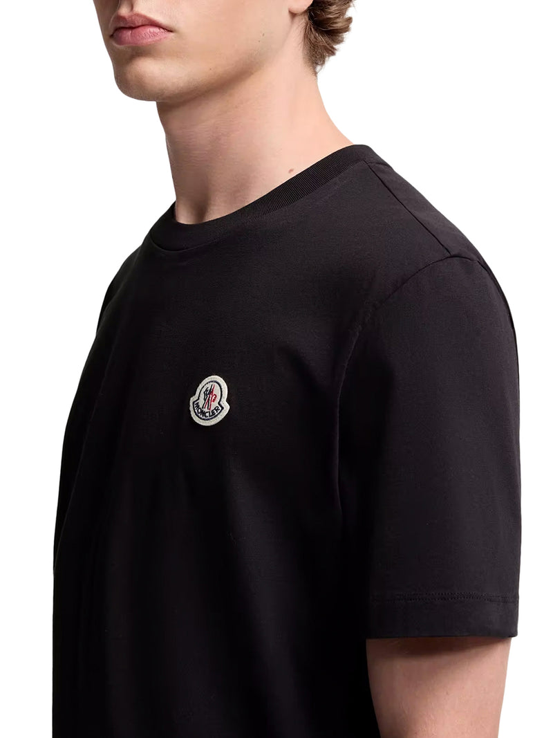 T-SHIRT IN COTONE CON PATCH LOGATO (SET DA TRE)