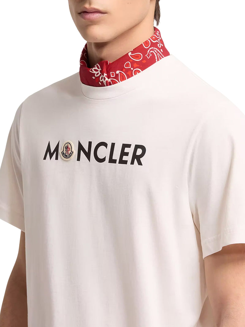 T-SHIRT LOGATA IN COTONE