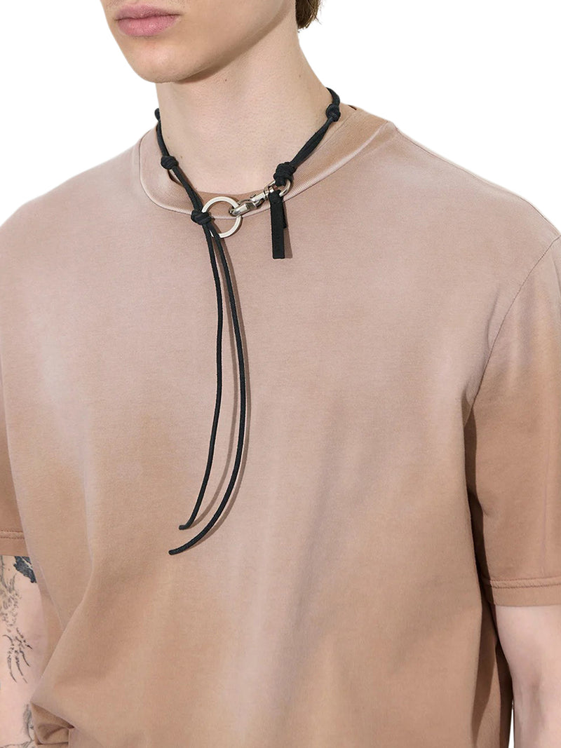 COLLANA LADON IN PELLE NERA