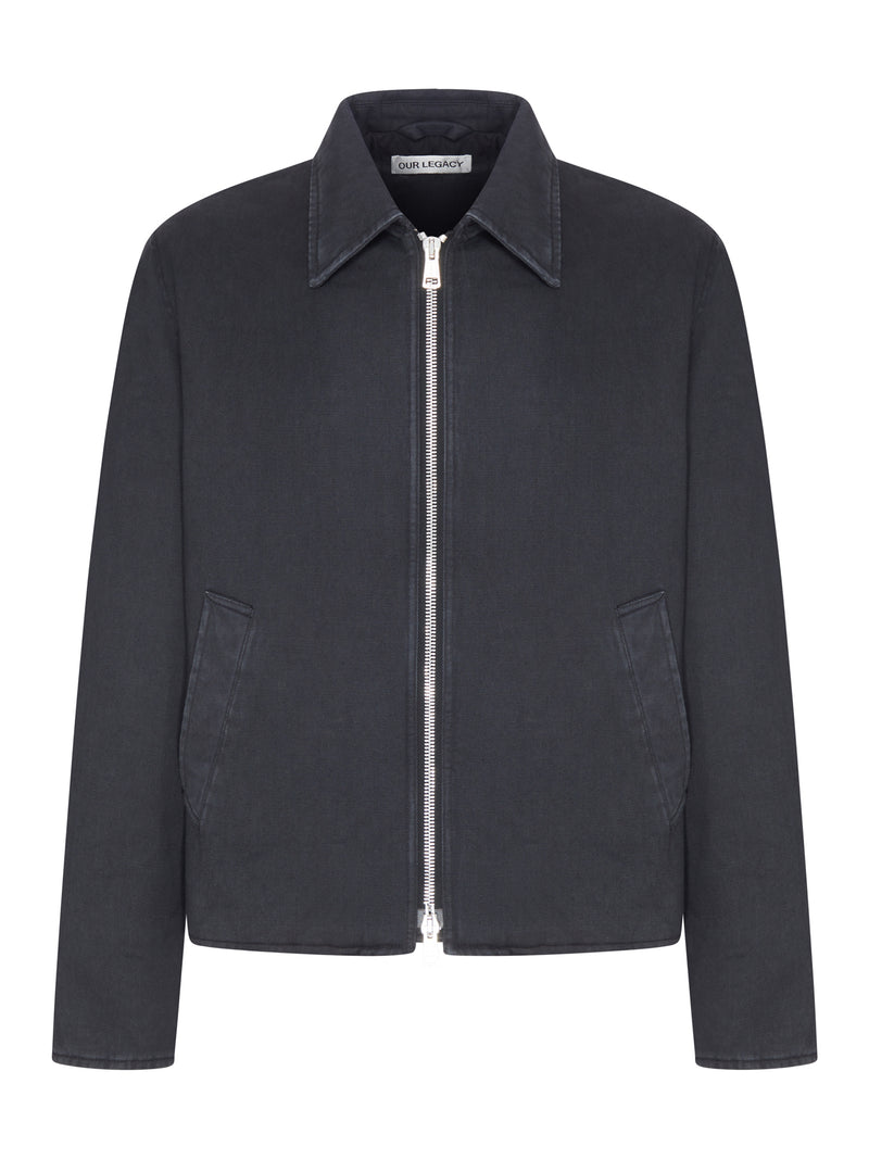 GIACCA ENZYME CON ZIP IN COTONE ORGANICO