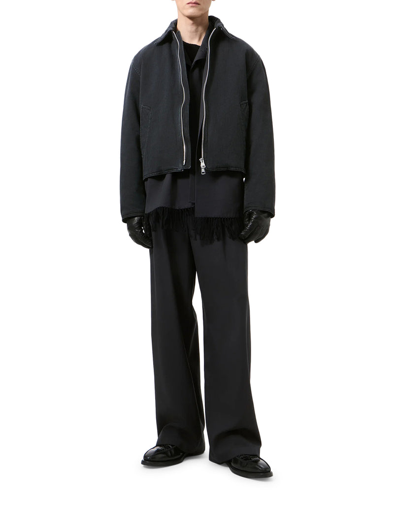 GIACCA ENZYME CON ZIP IN COTONE ORGANICO
