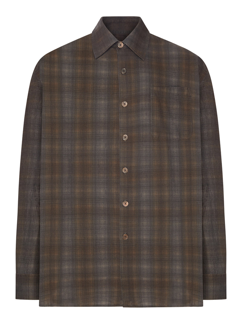 CAMICIA "BORROWED" A QUADRI