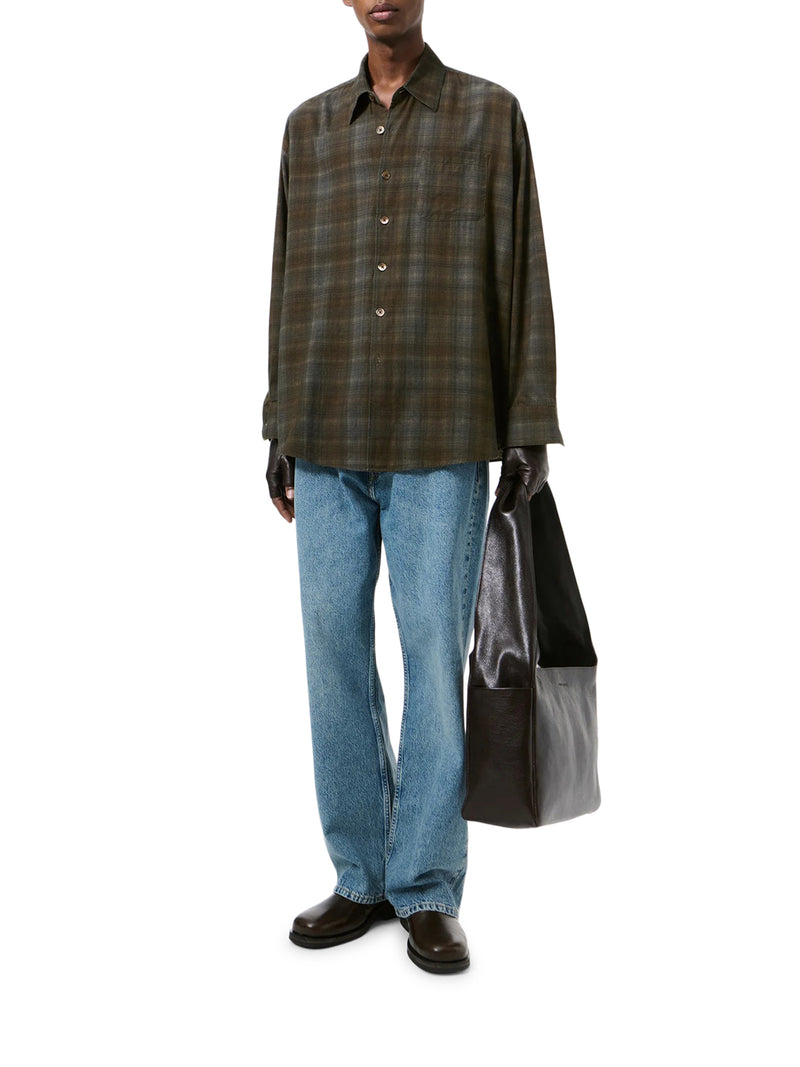 CAMICIA "BORROWED" A QUADRI