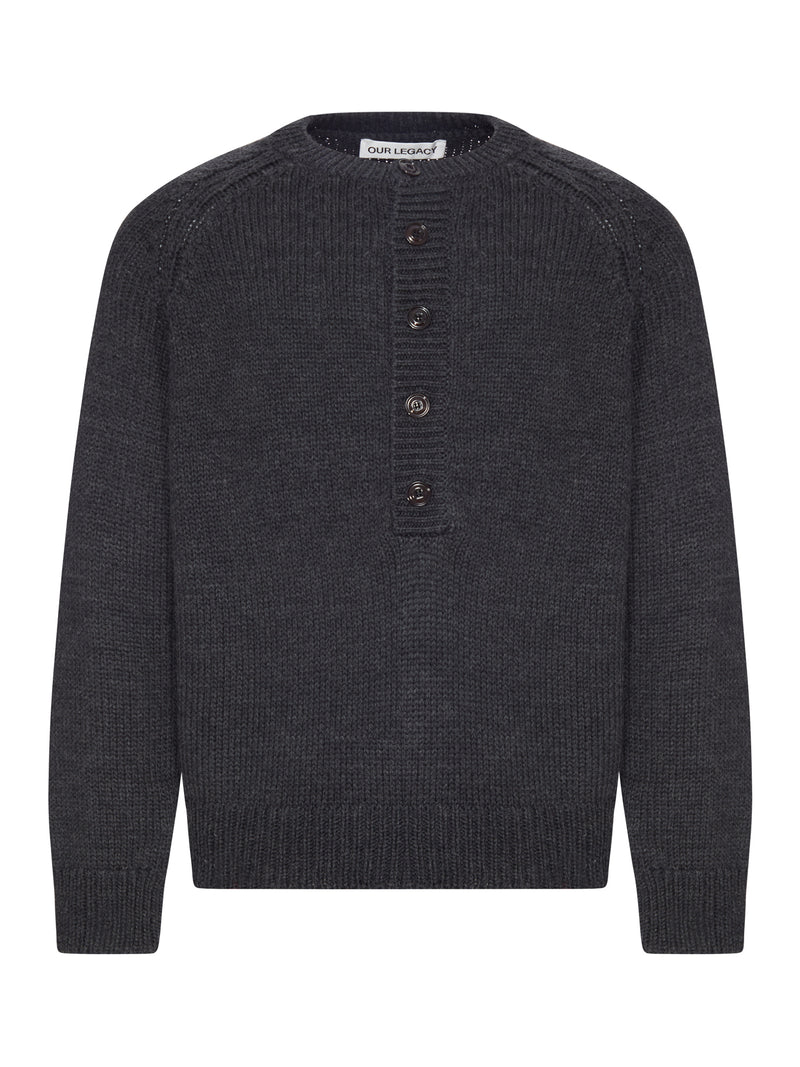 MAGLIONE IN LANA MERINO CHARCOAL DRY