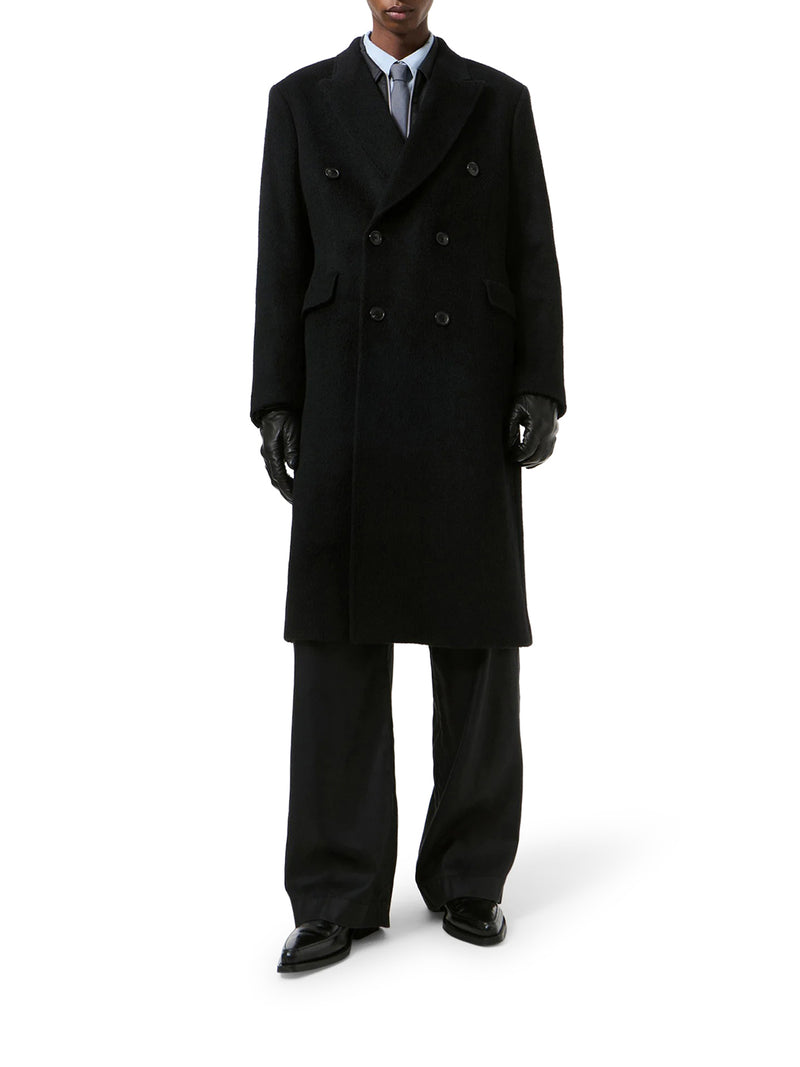 CAPPOTTO WHALE DOPPIOPETTO IN LANA MOHAIR
