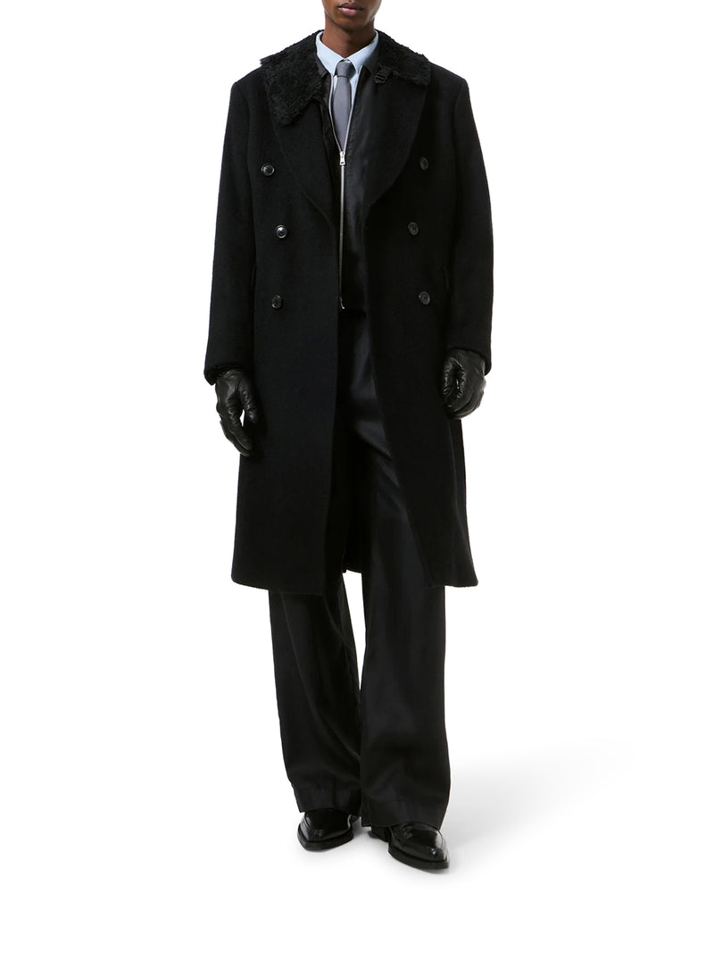 CAPPOTTO WHALE DOPPIOPETTO IN LANA MOHAIR