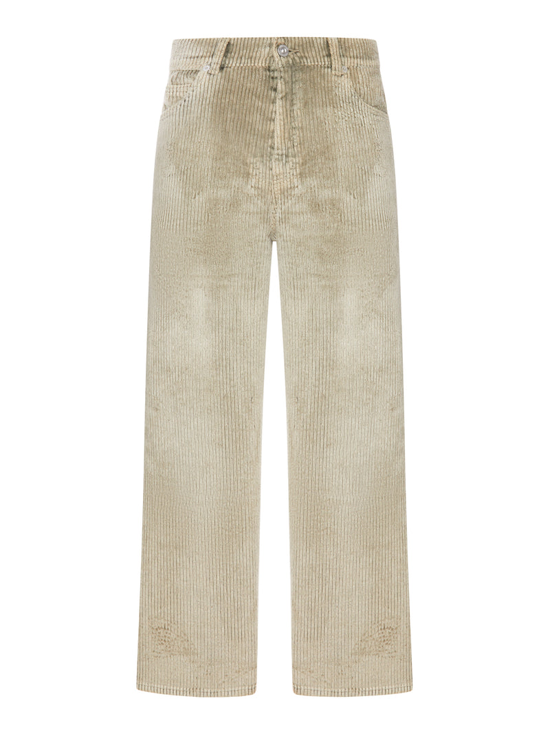PANTALONI IN VELLUTO A COSTE