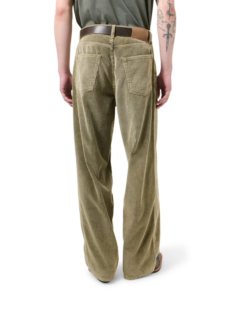 PANTALONI IN VELLUTO A COSTE