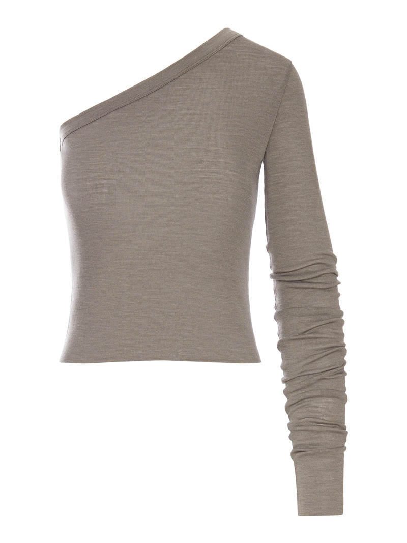 TOP ZIGGY T MONOSPALLA IN JERSEY CON MANICA LUNGA