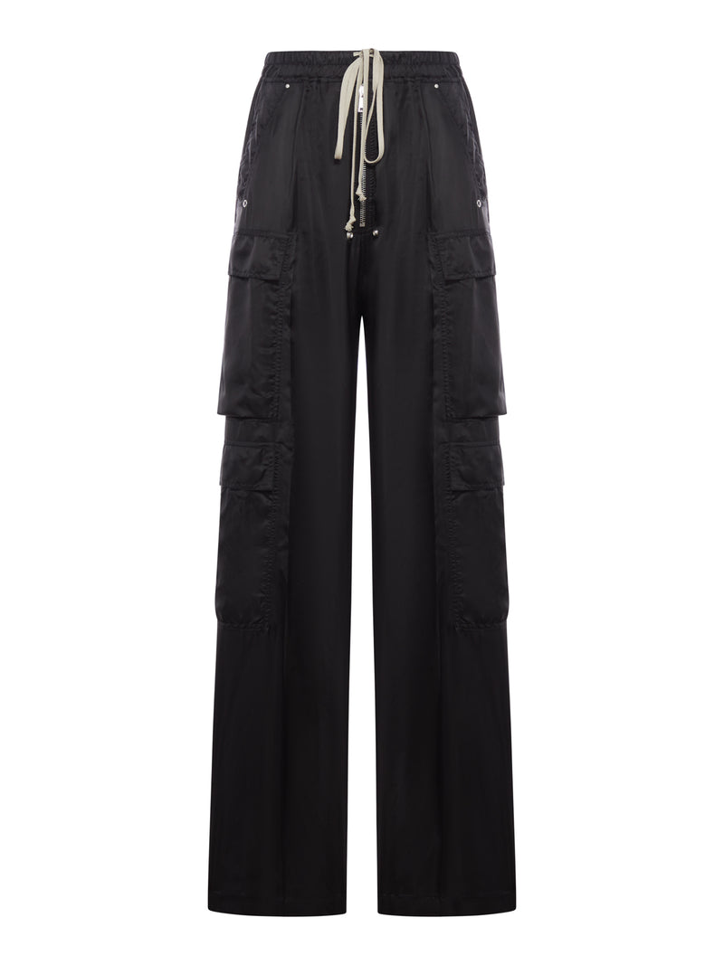 PANTALONI CARGOBELAS IN CUPRO