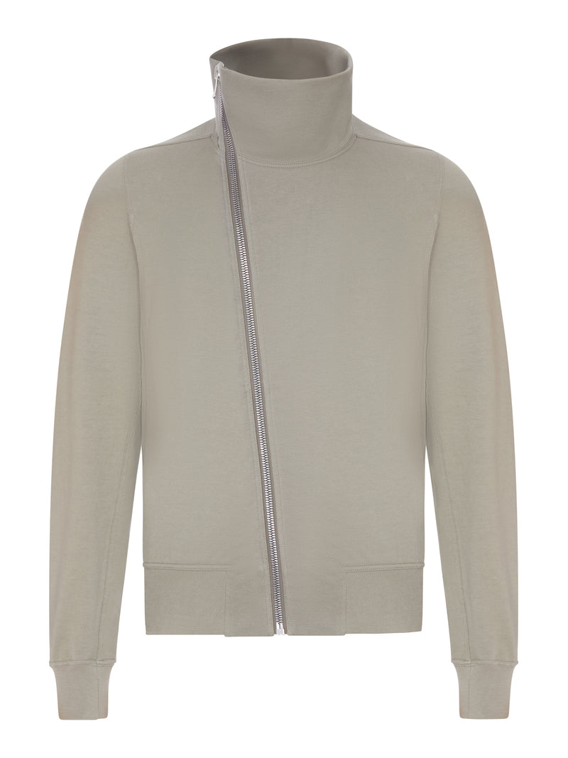 FELPA JOGGER BAUHAUS CON ZIP E CAPPPUCCIO