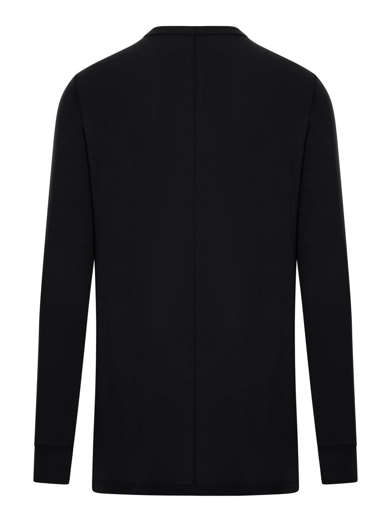 T-SHIRT A MANICA LUNGA IN JERSEY DI COTONE