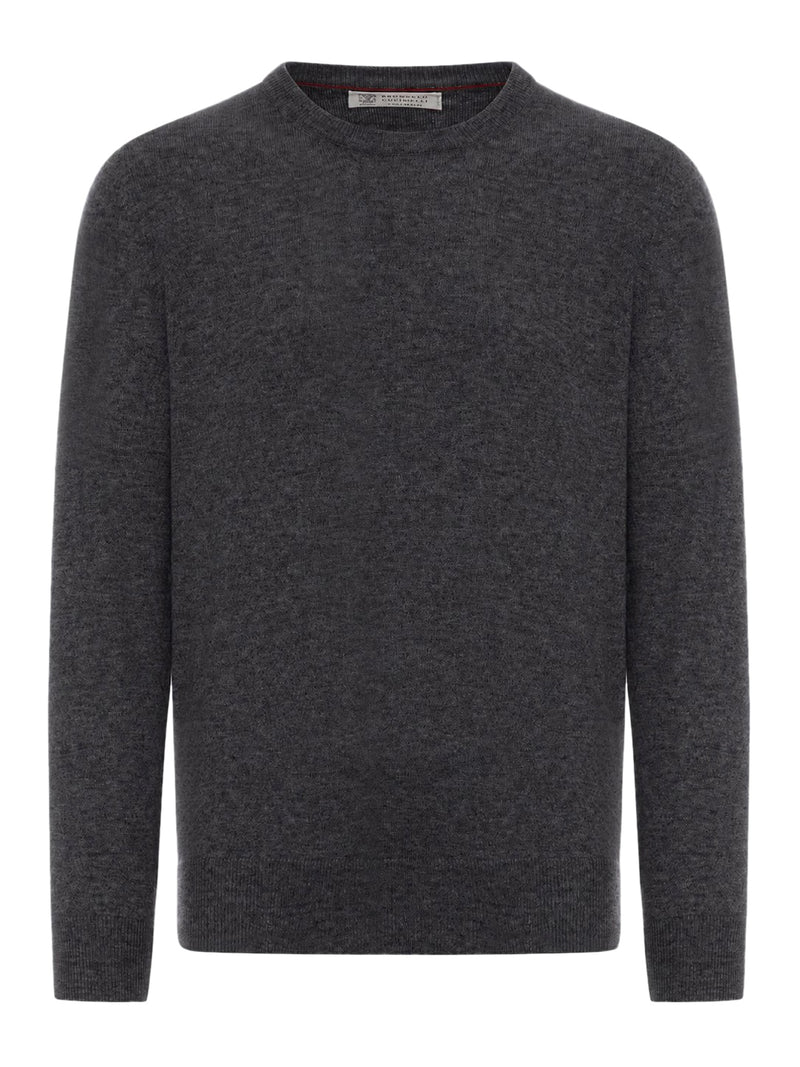 MAGLIONE GIROCOLLLO ESSENTIAL IN CASHMERE