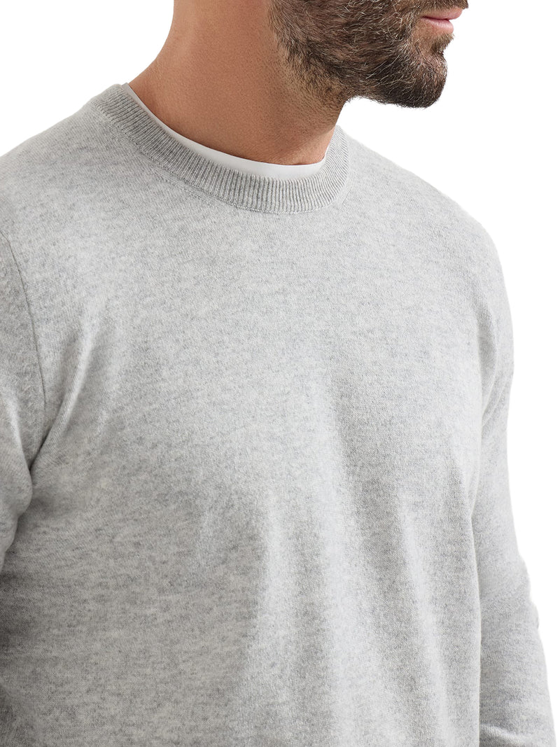 MAGLIONE GIROCOLLLO ESSENTIAL IN CASHMERE
