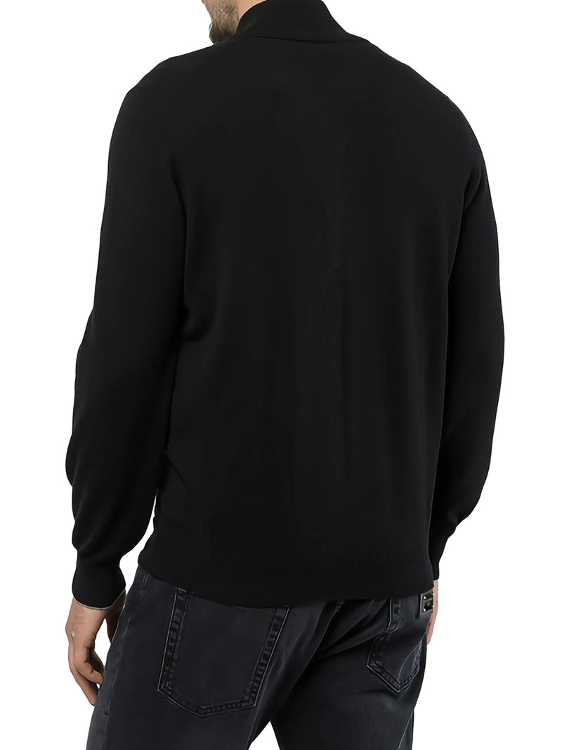 CARDIGAN CON ZIP IN CASHMERE