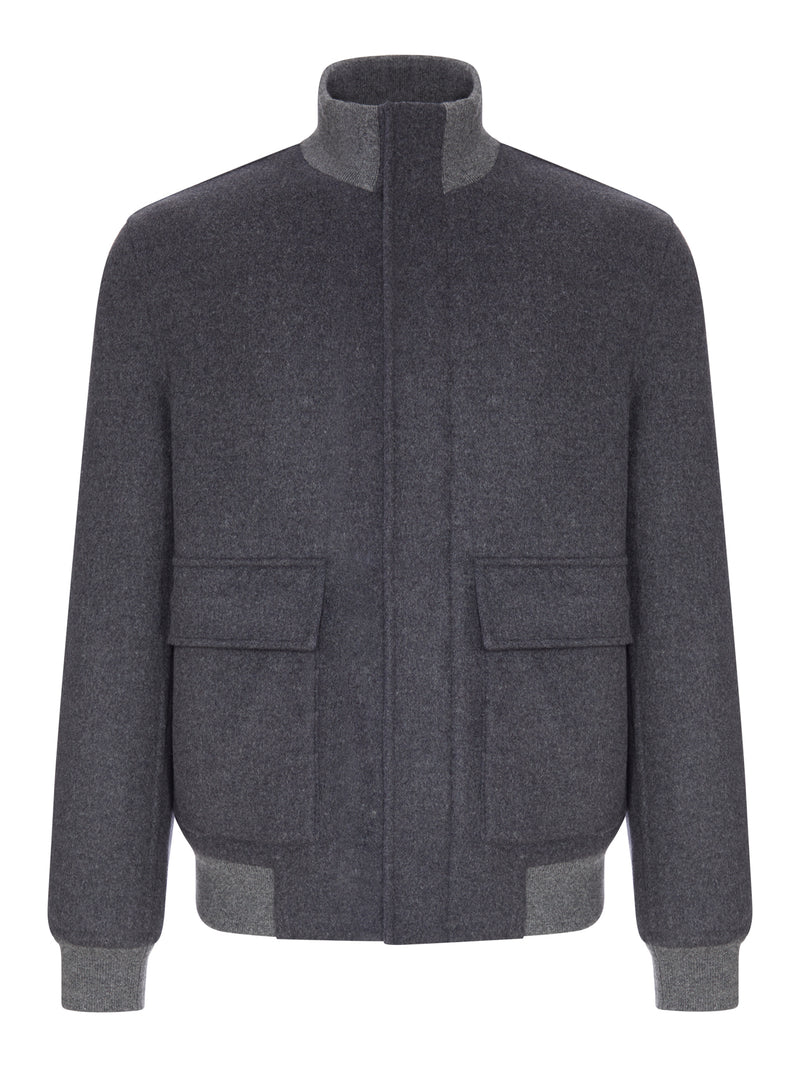 BLOUSON IN LANA E CASHMERE