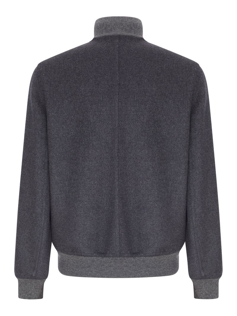 BLOUSON IN LANA E CASHMERE