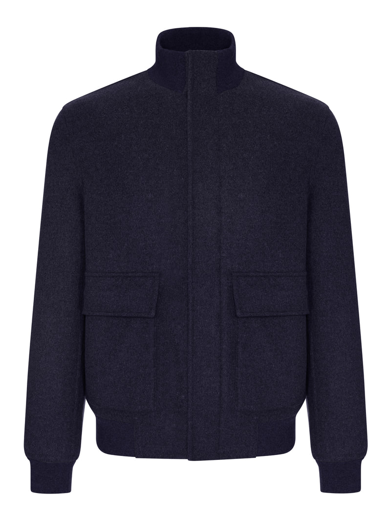 BLOUSON IN LANA E CASHMERE