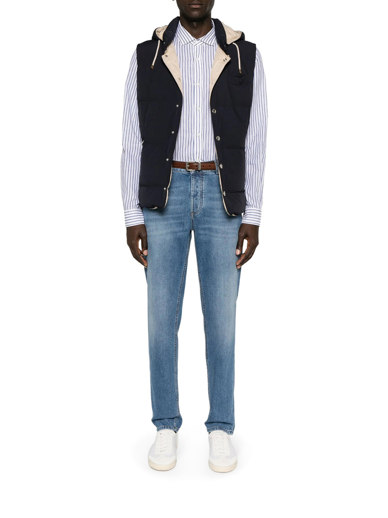 JEANS IN DENIM LAVAGGIO CHIARO