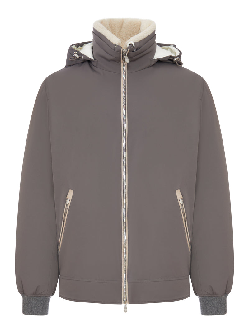 GIACCA IMBOTTITA CON SHEARLING