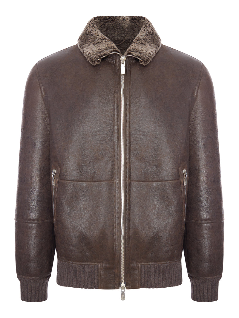 BOMBER IN SHEARLING VINTAGE