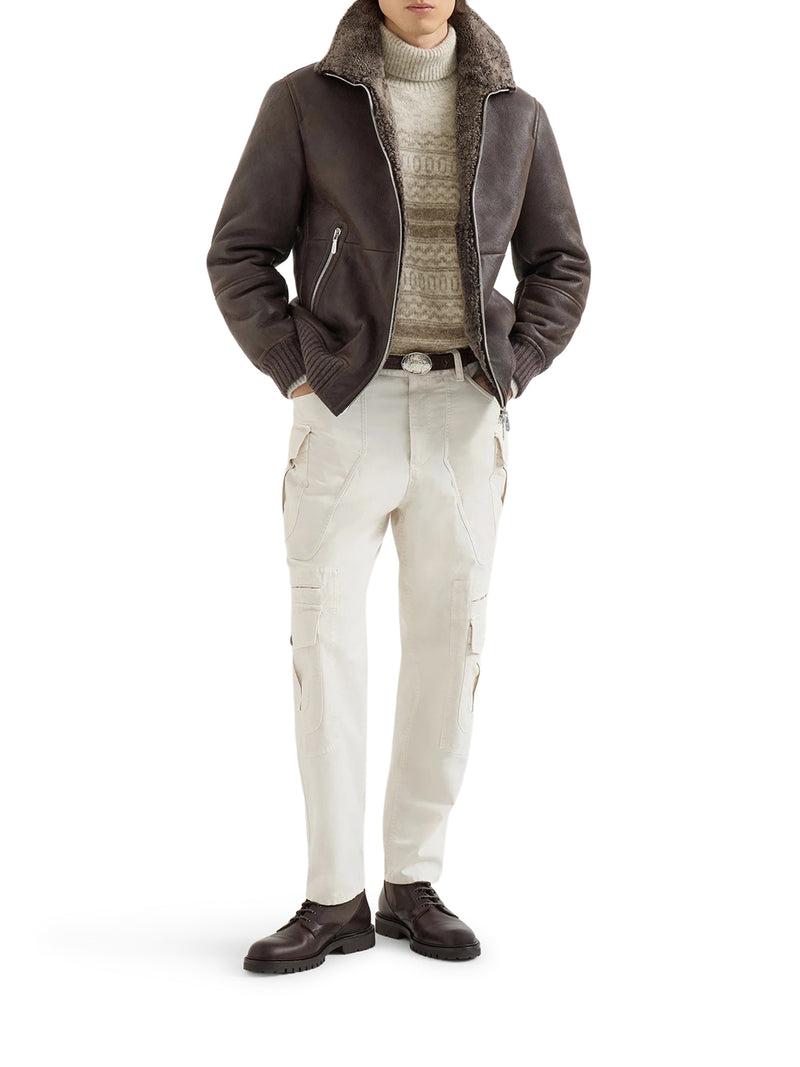 BOMBER IN SHEARLING VINTAGE