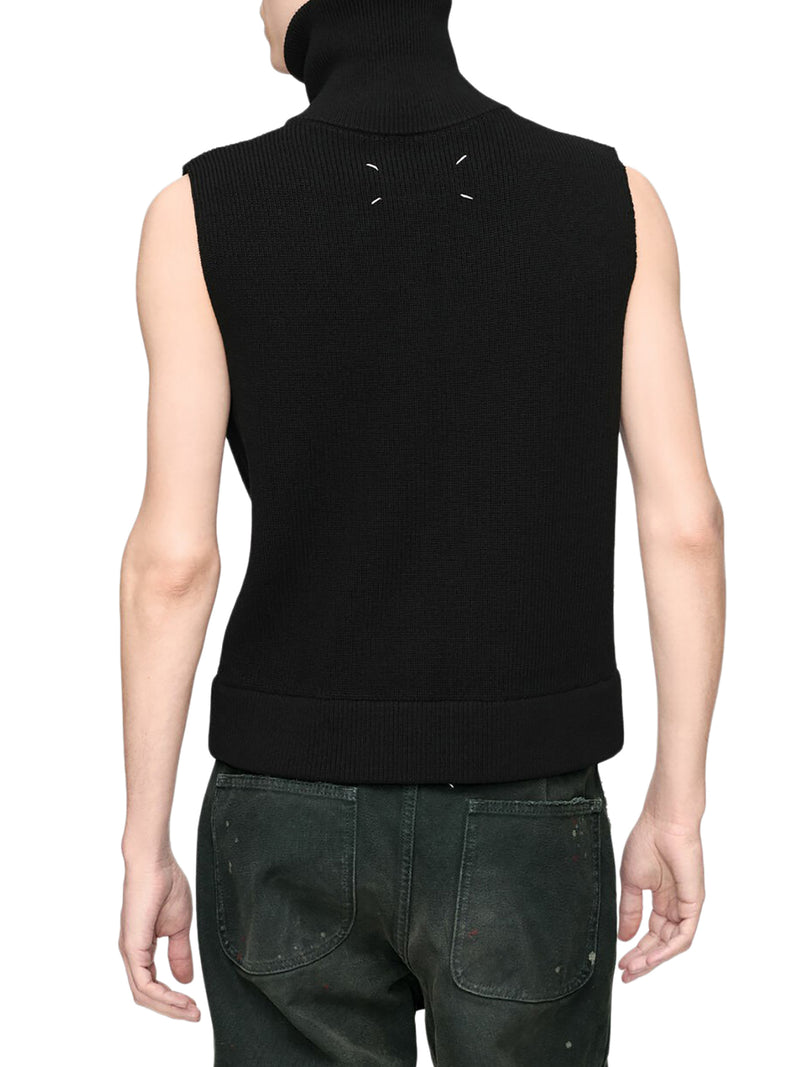 GILET IN MAGLIA CON CERNIERA