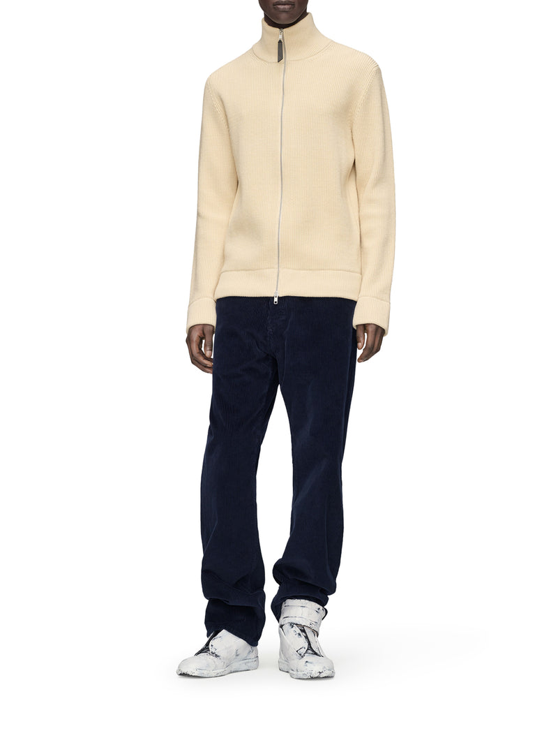 CARDIGAN IN MAGLIA DI JERSEY CON ZIP