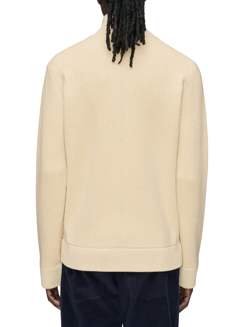 CARDIGAN IN MAGLIA DI JERSEY CON ZIP