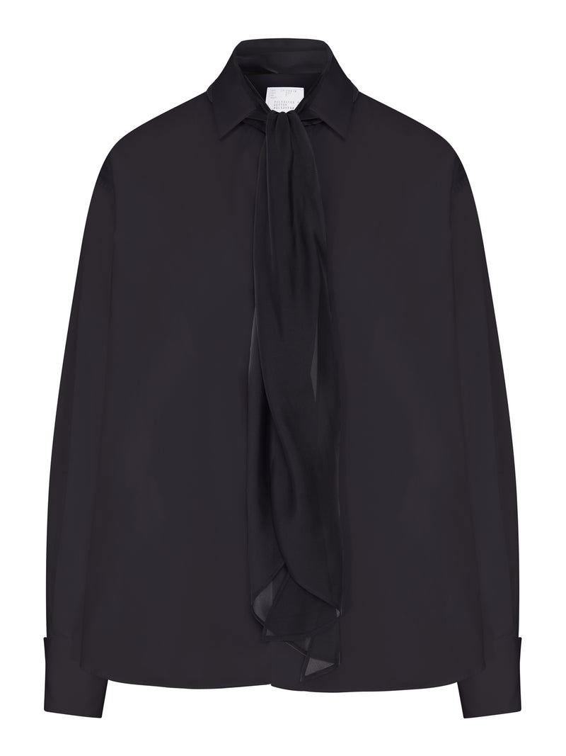 CAMICIA IN COTONE CON FOULARD