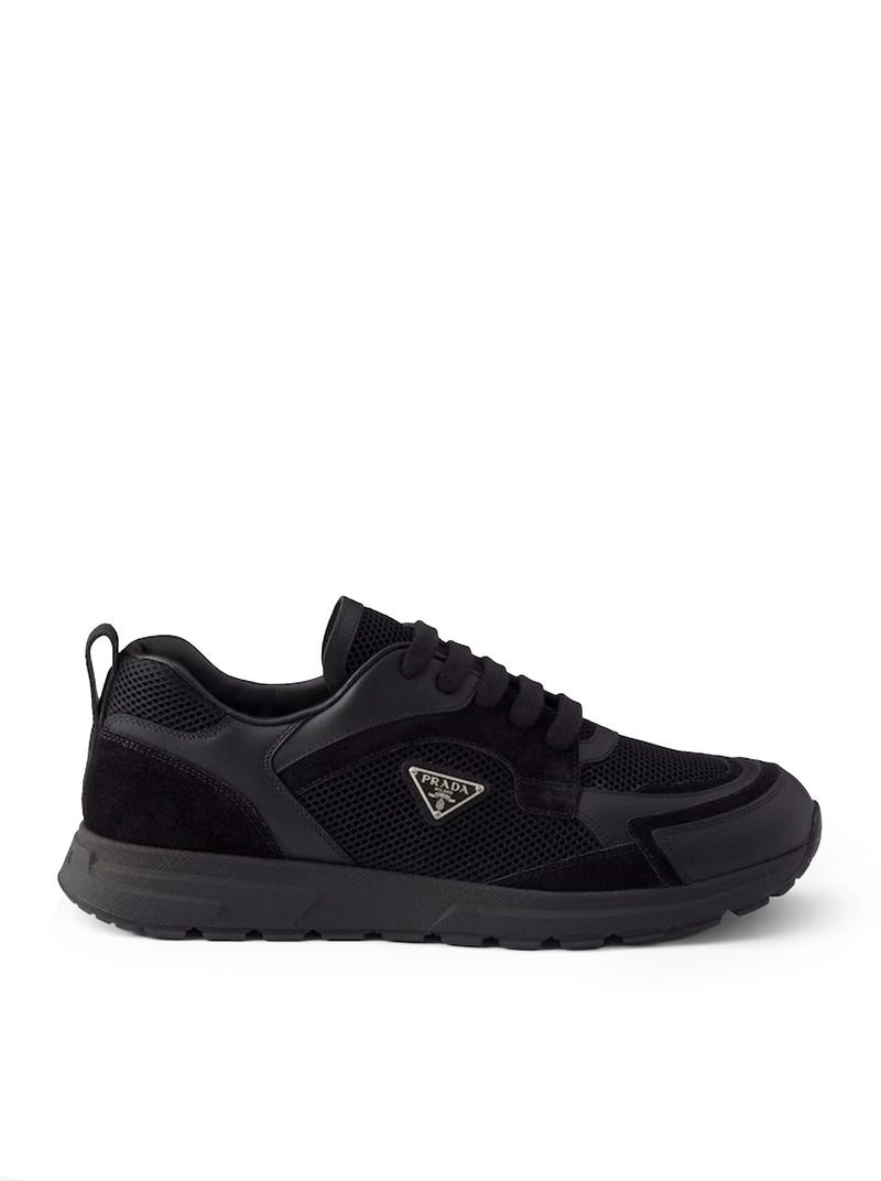 SNEAKERS PRAX IN PELLE E TESSUTO