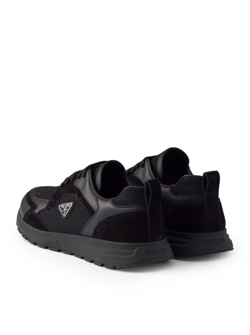 SNEAKERS PRAX IN PELLE E TESSUTO