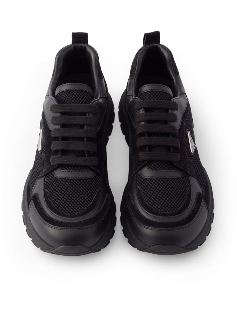 SNEAKERS PRAX IN PELLE E TESSUTO
