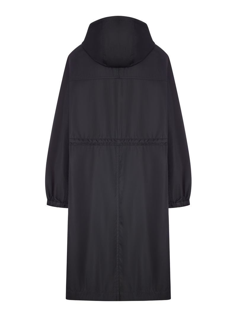 TRENCH IN RE-NYLON CON CAPPUCCIO