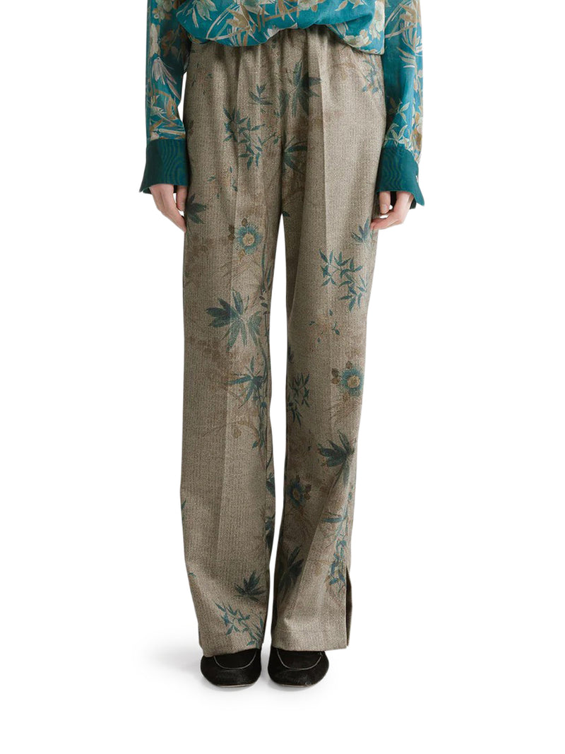 PANTALONI PALAZZO CON STAMPA FLOREALE