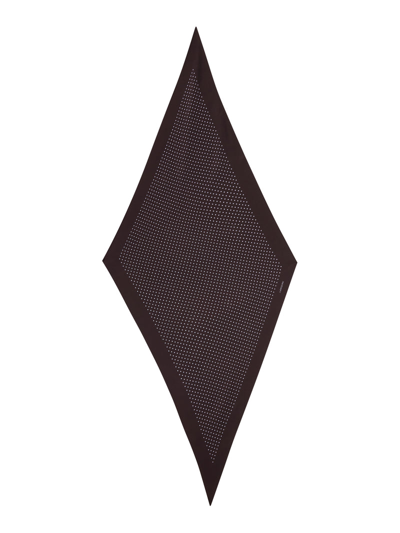FOULARD A ROMBO CON MICRO POIS