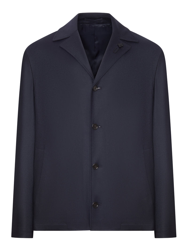 OVERSHIRT IN LANA E CASHMERE
