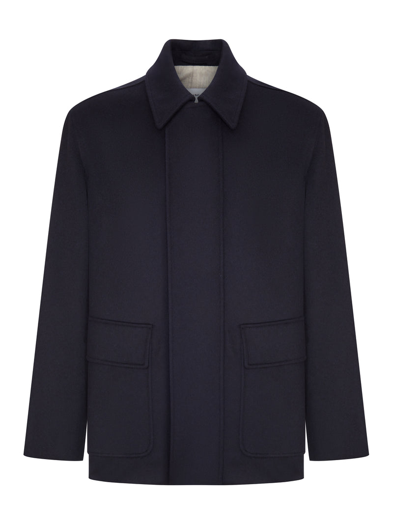GIACCA IN LANA BEAVER IDROREPELLENTE LORO PIANA